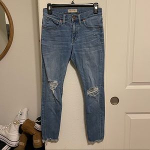 MADEWELL 9” high rise jeans